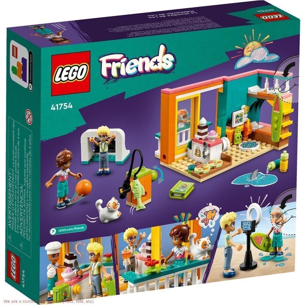 LEGO Friends Leo's Room Baking Themed Playset with Pet 41754