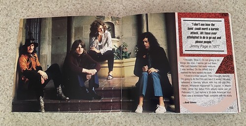 Led Zeppelin; biographical book, plus interview CD; excellent condition! 1996 - Picture 11 of 12