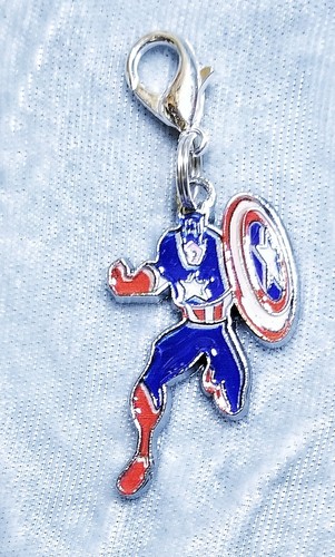 Marvel DC Comics Avengers Clip-on Charms Backpack Purse Zipper STOCKING STUFFER - Picture 9 of 35