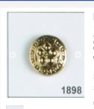 Dill Buttons ~ (1898) - 9/16" - 1 ct