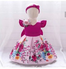 Luxury Formal Flower Birthday Girl Princess Dress 5017