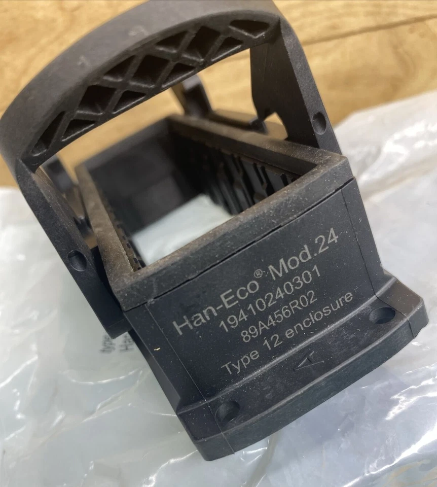 Lot of 2) Harting 19410240301 Han Modular Han-Eco 24B-agg, Panel Mount Base - Image 3 of 4