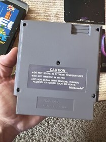 Gyromite Matte Sticker Seal 1st Print Nintendo NES Test Market Black Box RARE