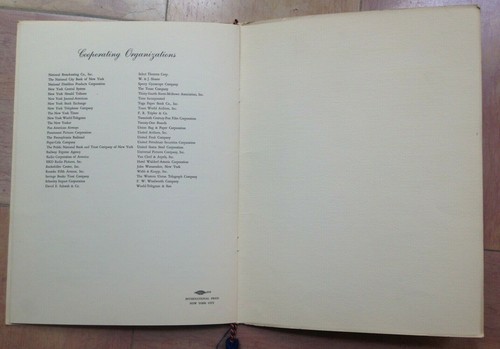 1951 MENU -Dinner Given By the City of NEW YORK in Honour of VINCENT AURIOL - Picture 9 of 10