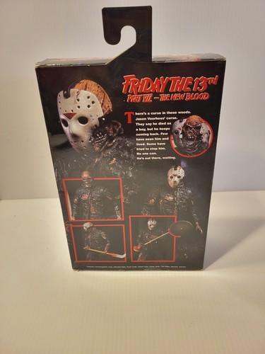 Neca 7" Jason Vorhees Friday the 13th part VII The New Blood Action Figure MIP - Picture 3 of 8