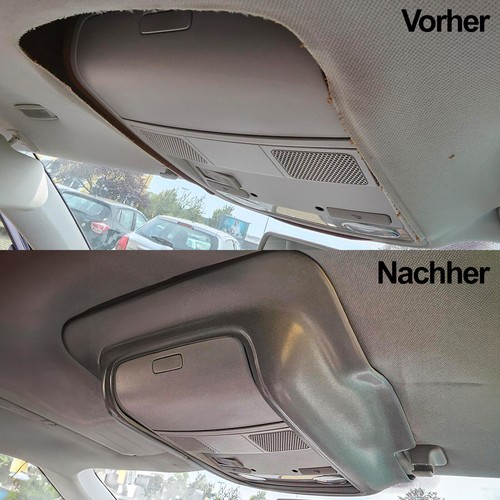 Cover for eyeglass compartment with loose roof GREY for VW Golf 6 VI 2008-13 - Picture 2 of 5