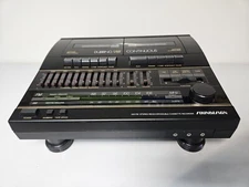 1990 SOUNDESIGN AM-FM STEREO Radio Receiver Double Cassette Recorder 5888 BLK264