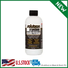 Black Plastic & Vinyl Trim Restorer - Use for Car and Truck Detailing, No Wet Lo