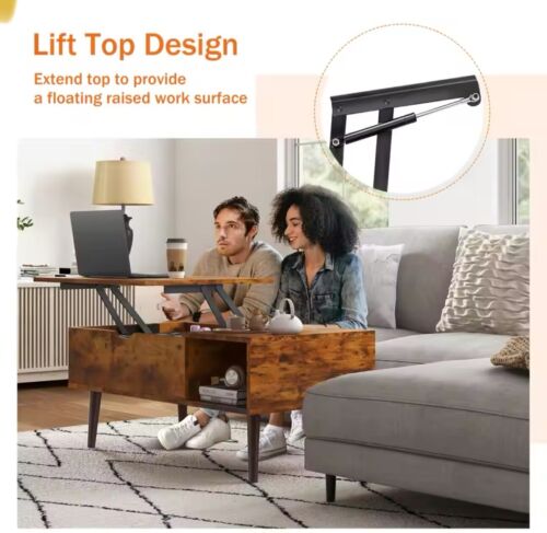 coffee table With Lift Top And Storage - 第 6/11 張圖片