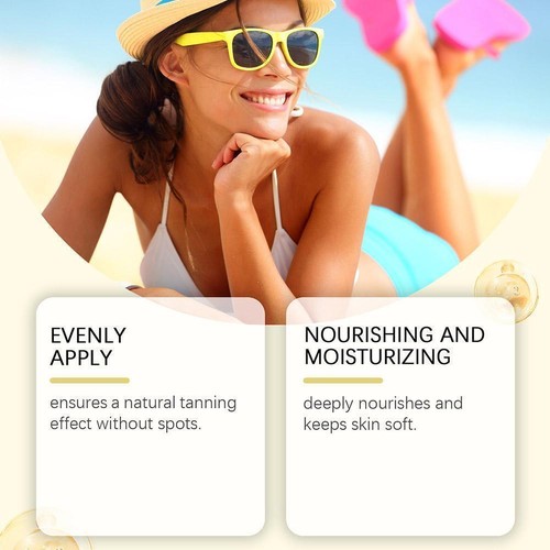 140g Beach Beauty Tanning Cream, Bronze Color Skin, Long-Lasting T1T8 - Picture 9 of 12