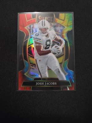 2025 Panini Select - Josh Jacobs #67 Tie-Dye Prizm /25
