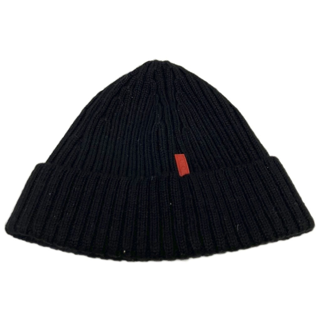 Prada Sport Knit Hat Beanie Archive Black Men's Women's Excellent