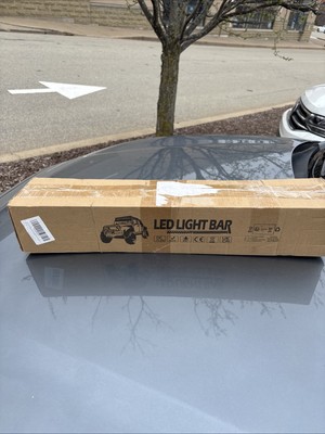 RIGIDON 20Inch Straight LED Light Bar, Fits On Hood Or Grill, Unsealed