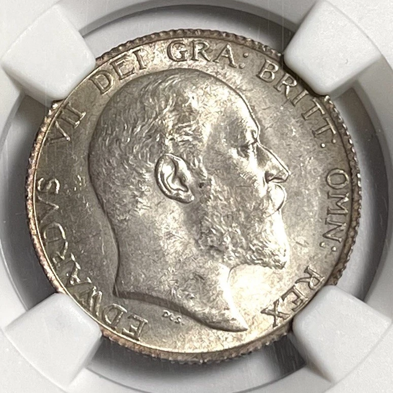 银色1902 年英国硬币| eBay