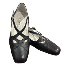 Werner Kern Ballroom Dance Shoes Size 5 Fits US Size 7-7 1/2 Leather/Suede Sole
