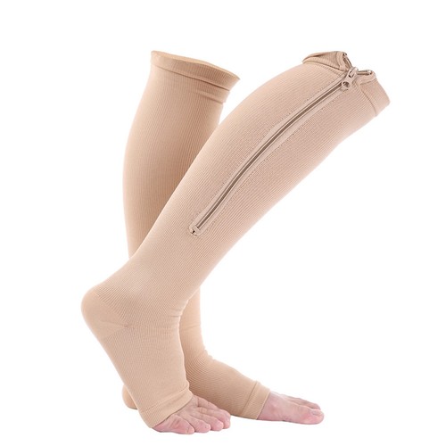 Kompressionsstrümpfe Sport Kalb Knie Unterstützung Varikose Relief Socken Na FSK - Bild 19 von 24