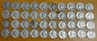 Lot of 40 ($10 face) *Circulated* 90% Silver Washington Quarters 1941-1964