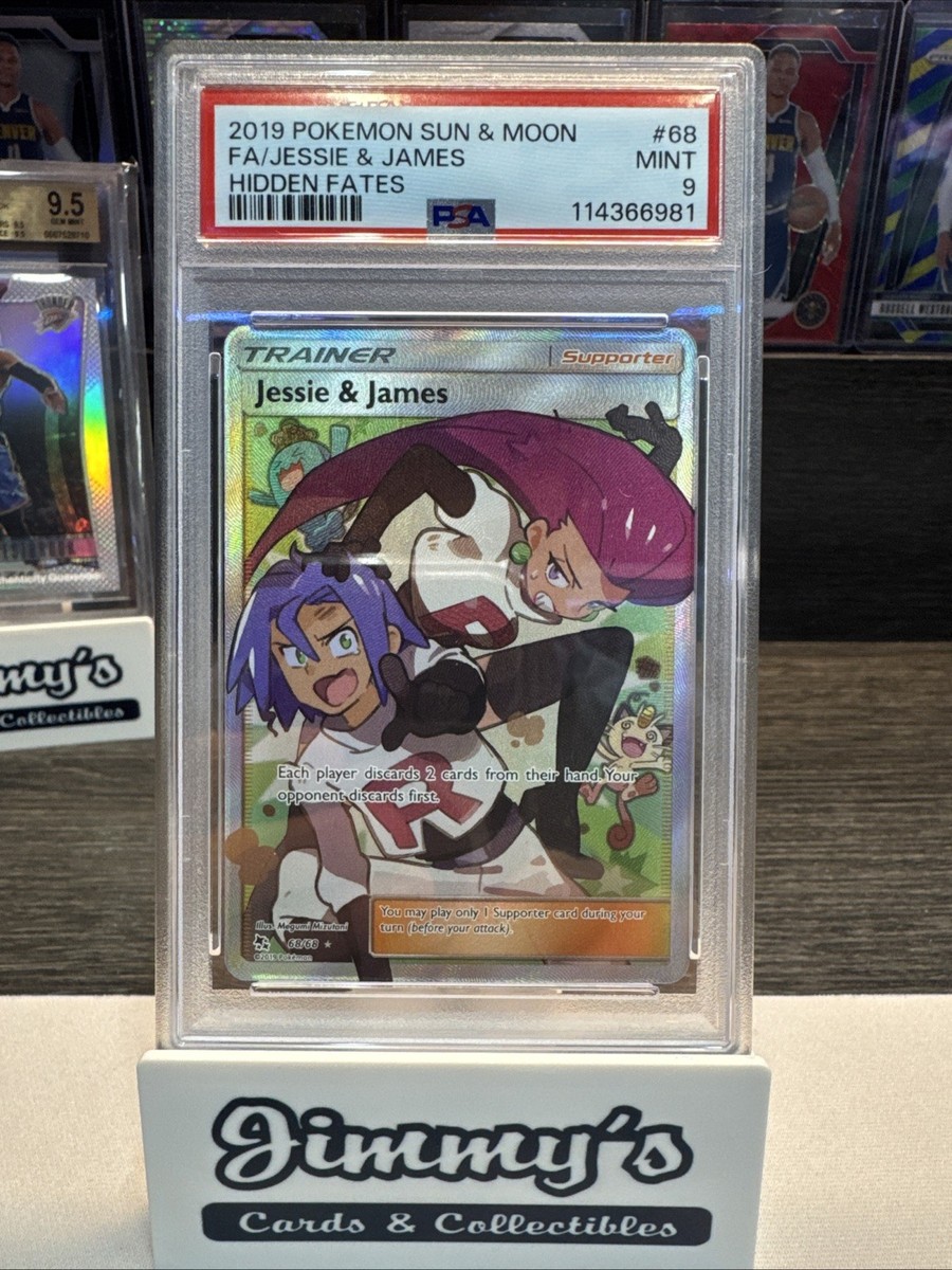 Jessie & James (Full Art) 68/68 Hidden Fates Holo for sale online