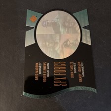 1997 SPx Force #5 Greg Maddux, Roger Clemens, Randy Johnson, Smoltz