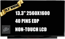 2.5K 13.3" WQXGA LCD screen Dell inspiron 13 5310 P145G P145G001 2560X1600 40pin