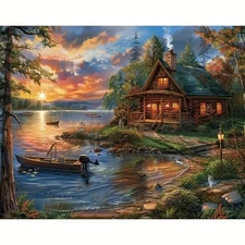 Paint by Numbers Kit DIY Canvas Painting Set for Adults Kids Home Decor Gift DIY