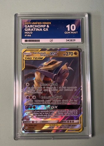 Ace 10 - Garchomp & Giratina Gx Tagteam - 146/236 Unified Minds 2019 Pokemon
