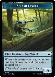 Splash Lasher Token (BLB #8) Bloomburrow