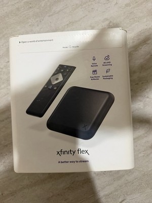 Xfinity Flex 4K Ultra HD Streaming TV Box with Voice Remote   Brand New