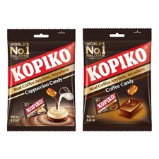 Kopiko Coffee  Cappuccino Candy Variety Pack Hard Coffee Candy Pack of 2 