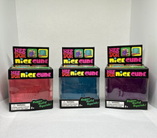 NeeDoh Nice Cube 3 Pack Pink Blue Purple Squishy Fidget Toys