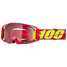 100% 50059-00005 ARmatic Goggle Red Frame/Clear Lens