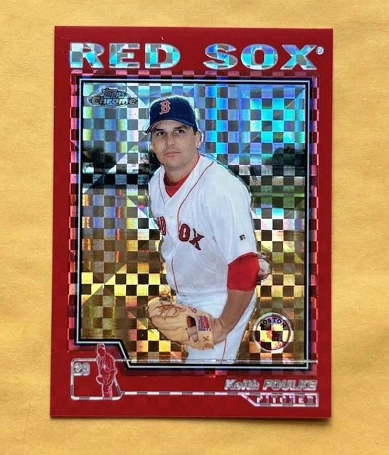 2004 Topps Chrome #360 Keith Foulke Red X-Fractor /63
