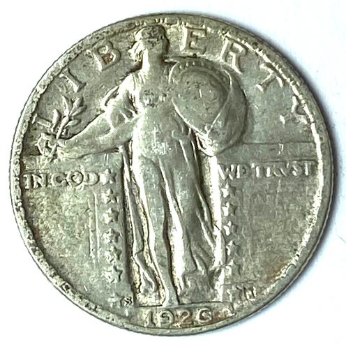 1926 S 25c Standing Liberty Silver Quarter San Francisco