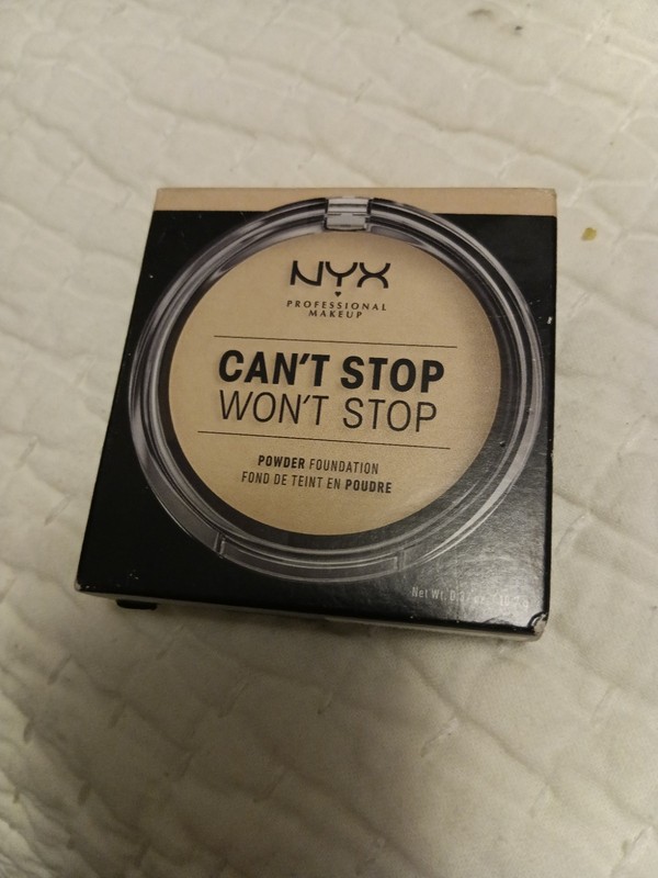 NYX Can't Stop Won't Stop Powder Foundation ~ CSWSPF06 Vanilla ~ New In Box