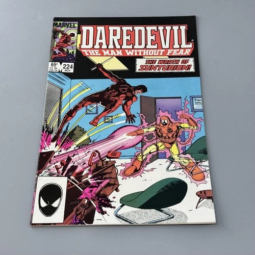 Vintage Marvel Daredevil #224 1985 Comic Man Without Fear Sunturion Direct Ed