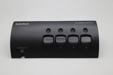 4 Way AV Switch Audio Radio Shack Cat. No. 15-1966 Video Selector