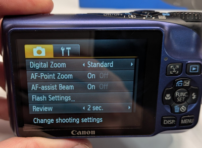 Buy Canon PowerShot A2200 14.1MP Digital Camera - Blue online | eBay