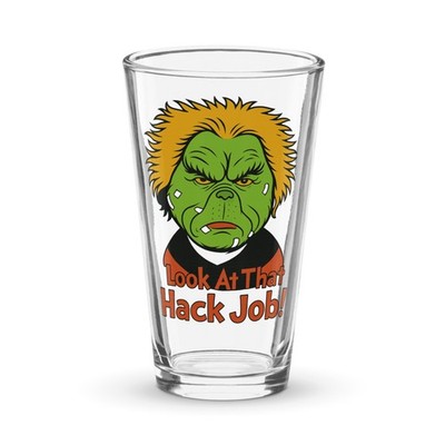Dr Seuss Grinch Hack Job Pint Glass Jim Carrey How The Grinch Stole Christmas