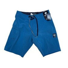 Volcom Lido Solid Mod 20" Boardshorts Deep Water A0811709