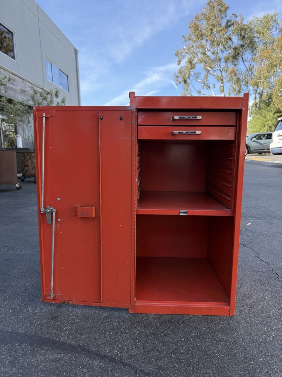 Rare Vintage Matco Side Tool Chest/Cabinet from The Mid-Late