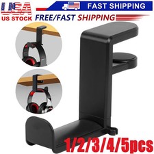 Rotating Headphone Stand Gaming Headset Holder Adjustable Under Desk Hanger LOT