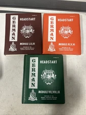 German Headstart Defense Language Institute Audio Vintage Module 1-9 READ