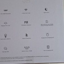 EZVIZ LC1C 1080p WLAN Zewnętrzna kamera monitorująca Noktowizor PIR Dwukierunkowa
