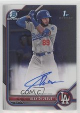2022 Bowman Chrome Prospect Auto Alex De Jesus #CPA-AD Auto 6fs