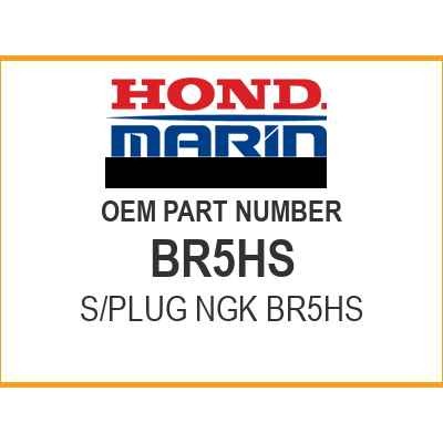 Honda S/PLUG NGK BR5HS BR5HS OEM NEW