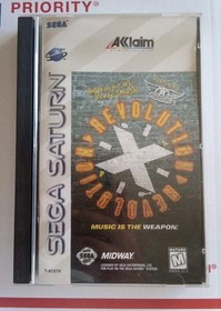 SEGA SATURN 5 GAME LOT -Revolution X-Nhl All Star Hockey-Nhl 97-UNTESTED AS-IS 