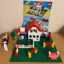 Lego Set 6379 Riding Stable  1986 ~Reitstall Pferde-Komplett mit Anleitung