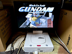 Sega Saturn White Console  Christmas Nights Winter Limited Edition Box Manual