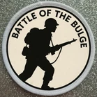 3 Inch Battle Of The Bulge WW2 Military War Iron / Sew On Patch Badge