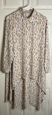 INSIGHT Beautiful Women s asymmetrical Brushed Water Top Hi -Low Shirt 